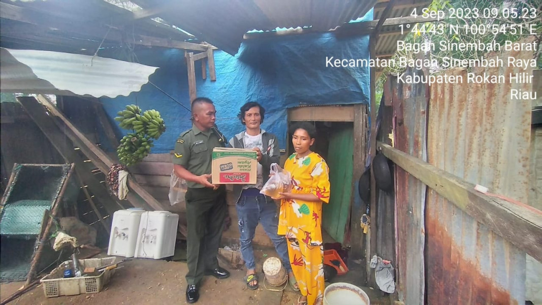 Babinsa Koramil 03/Bgs Kembali JAlankan Program Babinsa Masuk Dapur