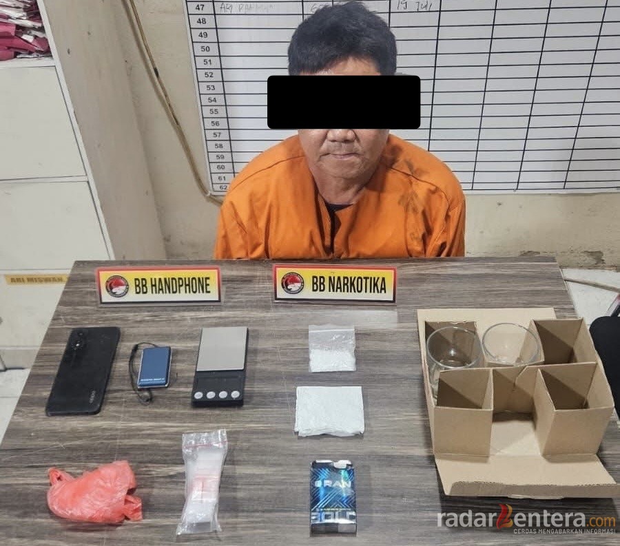 Polres Inhil Bongkar Dugaan Peredaran Sabu 13,42 Gram di Kempas, Pria 58 Tahun Diamankan