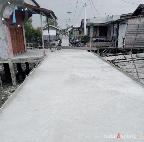 Bupati H. Bistamam Tunaikan Janji, Pemkab Rohil Perbaiki Sejumlah Ruas Jalan di Panipahan