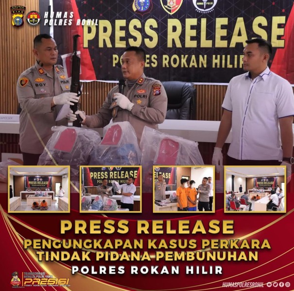 Kurang dari 24 Jam, Polsek Pujud Ungkap Kasus Pembunuhan Mandor Kebun di Rokan Hilir