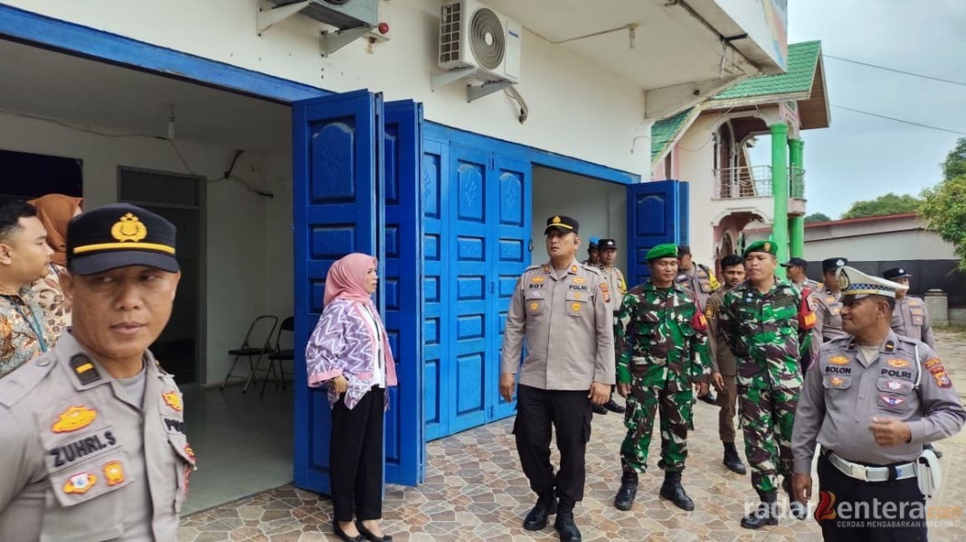 Antisipasi Gangguan Kamtibmas, Polsek Pujud Gelar Patroli Gabungan Berskala Besar
