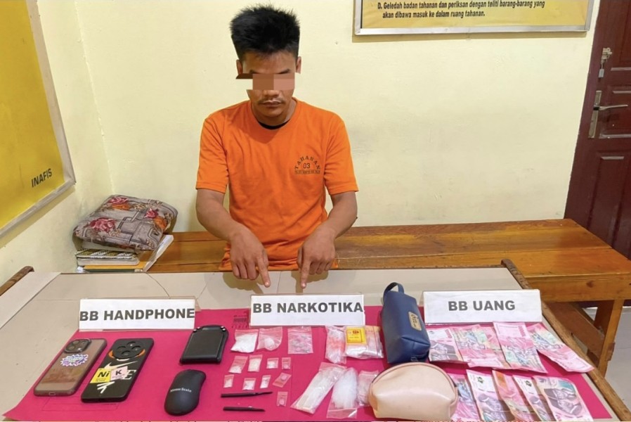 20,94 Gram Sabu dan 17 Pil Ekstasi Disita, Dua Warga Diamankan Polisi