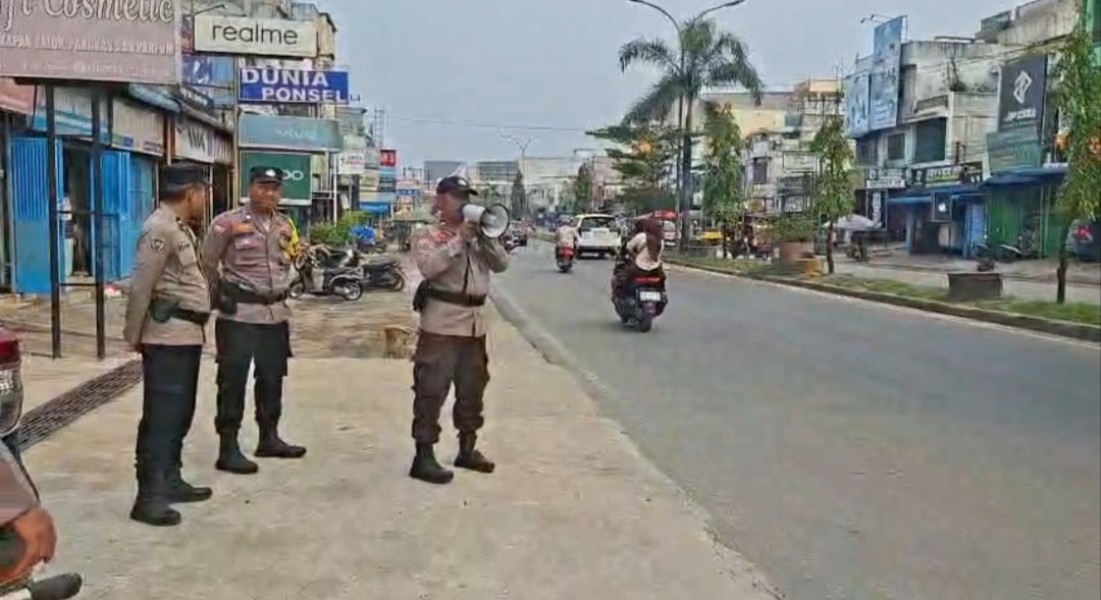 Polsek Bagan Sinembah Gencarkan Patroli Mobiling, Warga Diimbau Cegah Karhutla