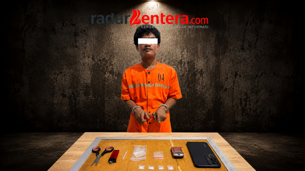 Polisi Amankan Pria di Bathin Solapan, 0,55 Gram Sabu dan Sejumlah Barang Bukti Disita