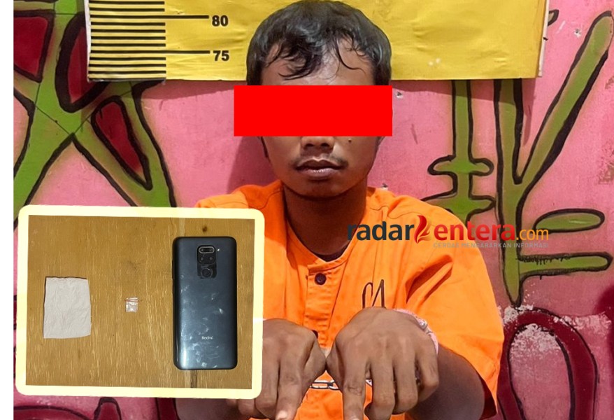 Transaksi Sabu Via WhatsApp Terendus, Pria 23 Tahun Diciduk Saat Melintas