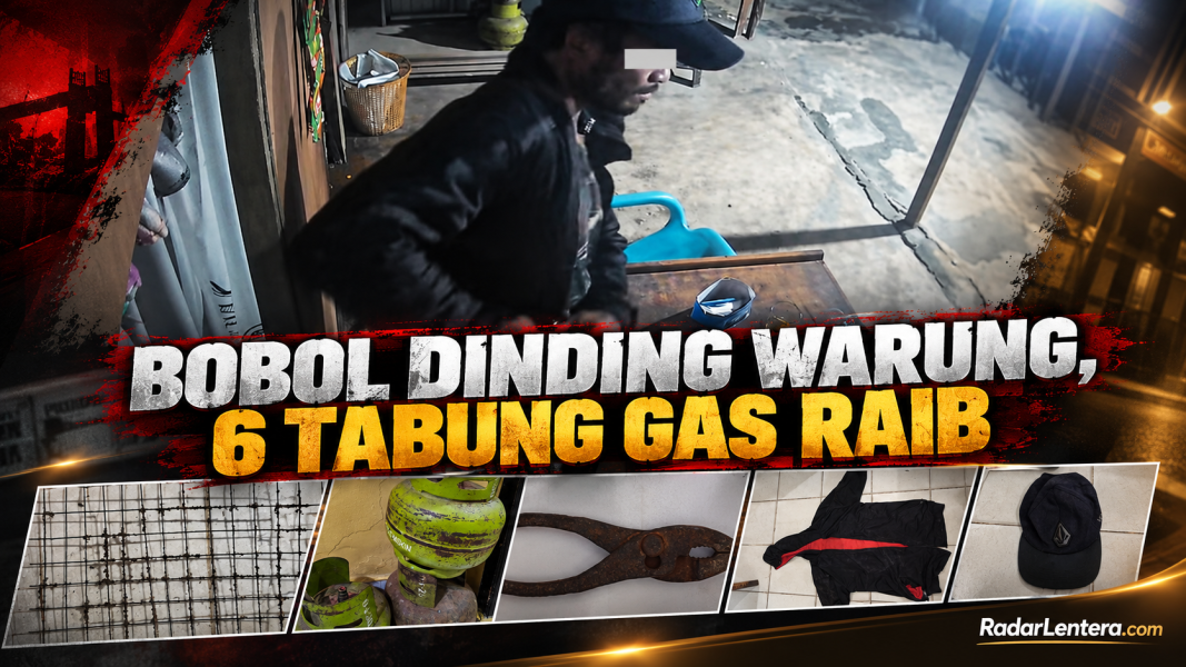 Bobol Dinding Warung, Residivis Narkoba di Dumai Ditangkap Usai Gas 3 Kg Raib