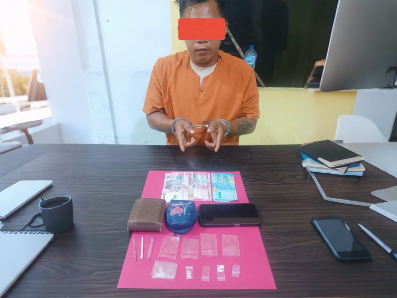 Polsek XIII Koto Kampar Tangkap Pria di Bandar Picak, Dua Paket Sabu Seberat 1,25 Gram Diamankan