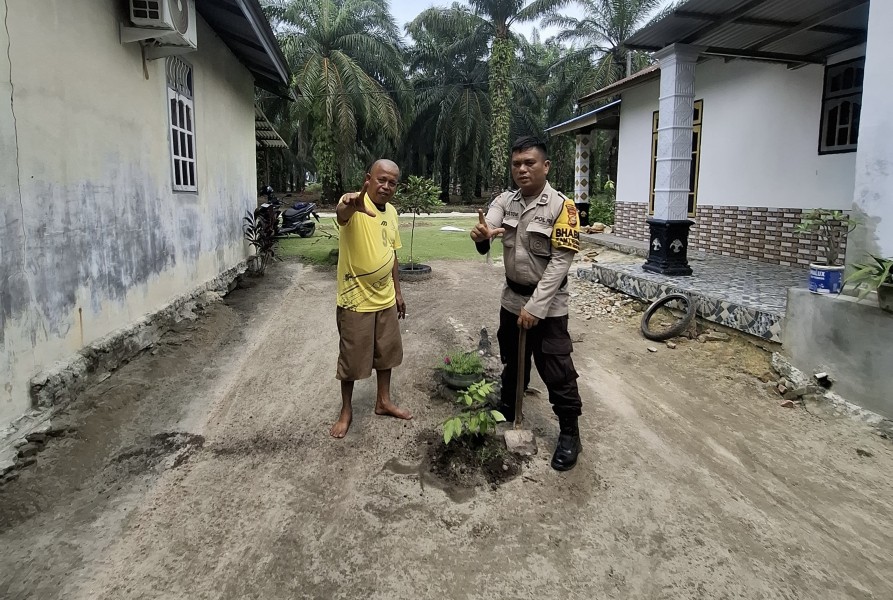 Polsek TPTM Sosialisasikan Green Policing, Ajak Warga Melayu Besar Kota Peduli Lingkungan