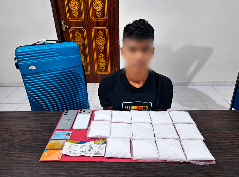 Pembawa 2 Kilogram Sabu Ditangkap di Bandara SSK II Pekanbaru, Polisi Buru Jaringan Pemasok