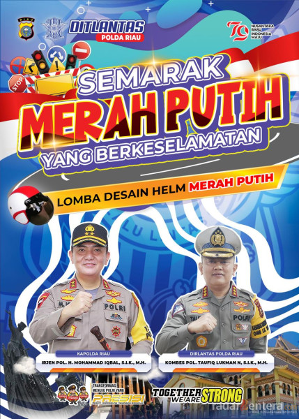 Ditlantas Polda Riau Gelar Lomba Desain Helm Merah Putih, Cek Syaratnya dan Menangkan Hadiahnya