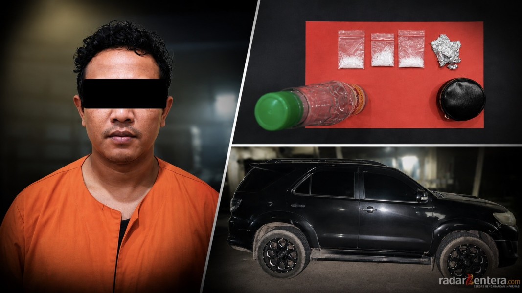 PNS ini Diamankan Polisi, Dua Paket Diduga Sabu Seberat 3,95 Gram Disita
